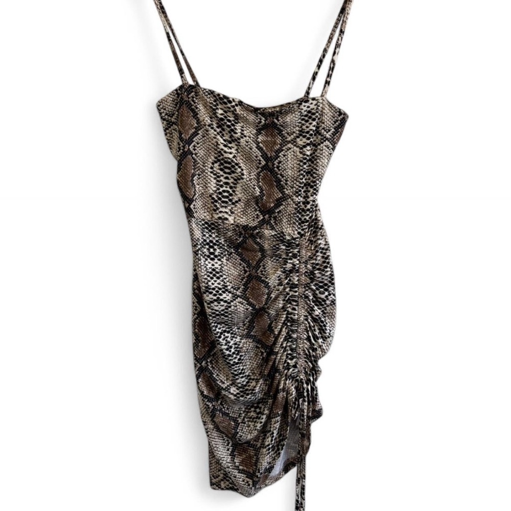 Windsor snakeskin mini dress